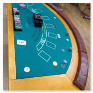 Blackjack table hire Derby
