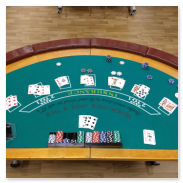 Blackjack table hire Derby