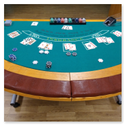 Blackjack table hire Derby