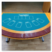 Texas Holdem table hire Derby