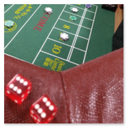 Craps table hire Derby